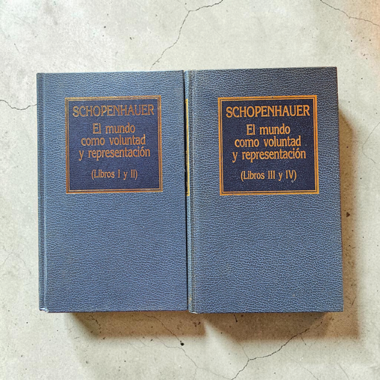 El mundo como voluntad y representación