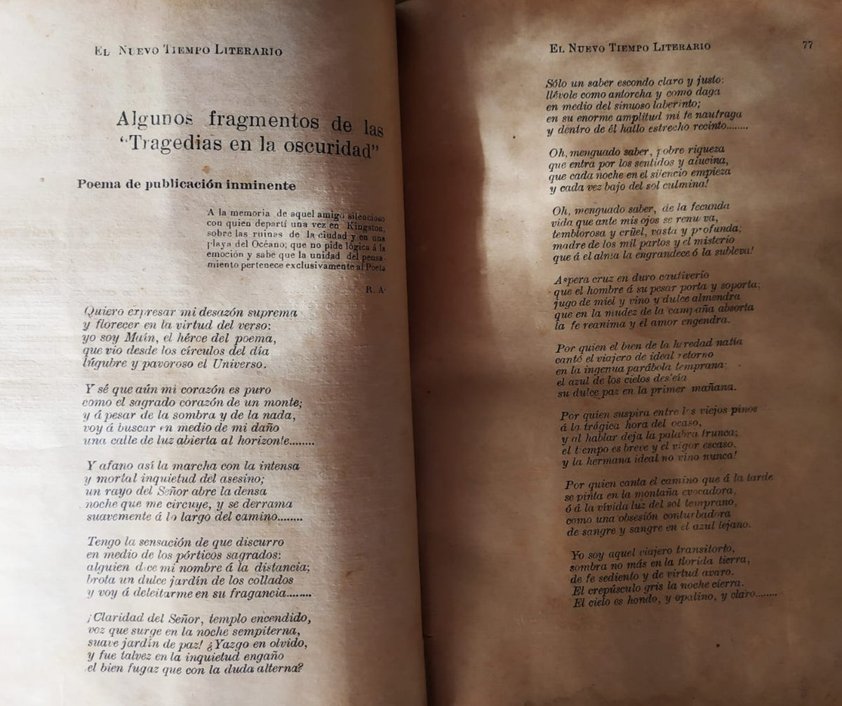 El nuevo tiempo literario. 40 números.